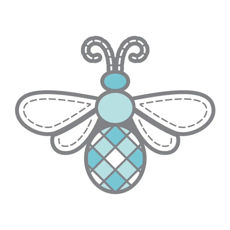 Cottage Bee In My Bonnet Enamel Needle Minder