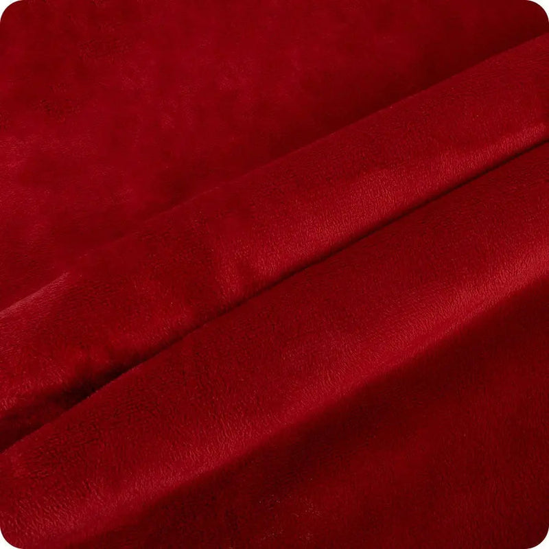Crimson Cuddle 3 Extra Wide Solid Minky Fabric per yard