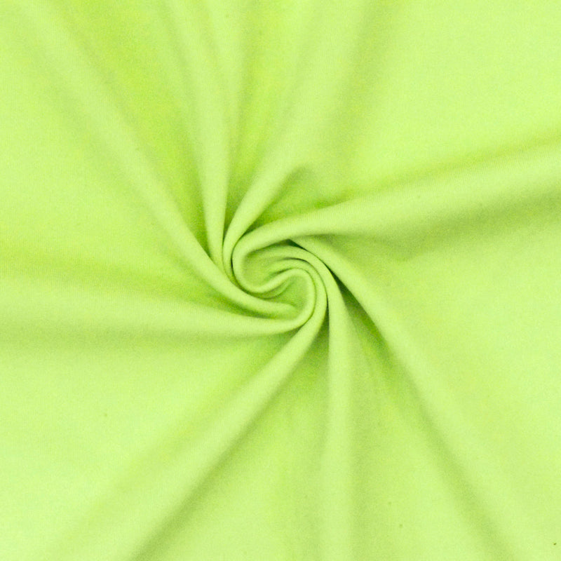 Lime Yellow Solid Stretch Tricot Yoga Swimwear Knit Fabric