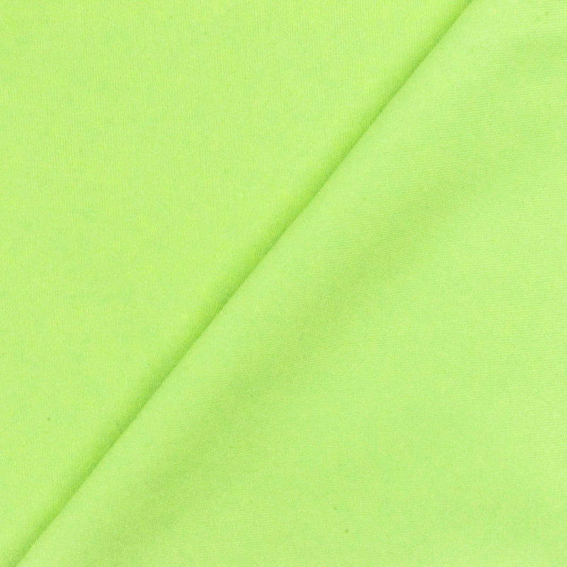 Lime Yellow Solid Stretch Tricot Yoga Swimwear Knit Fabric