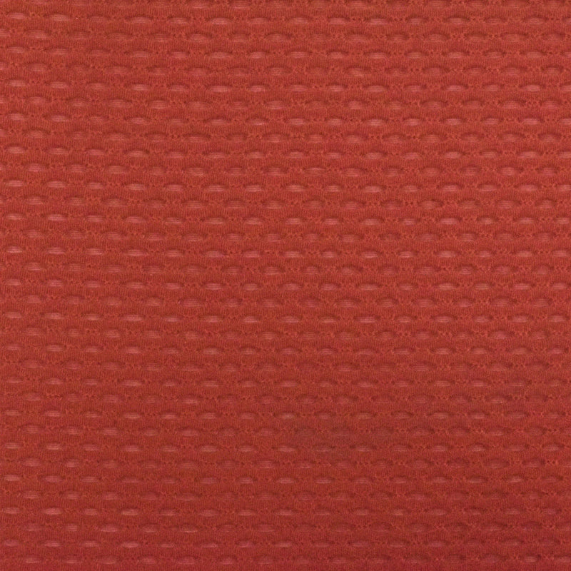 Burnt Orange Famous Maker Stretch 3D Mesh Yoga Activewear Fabric