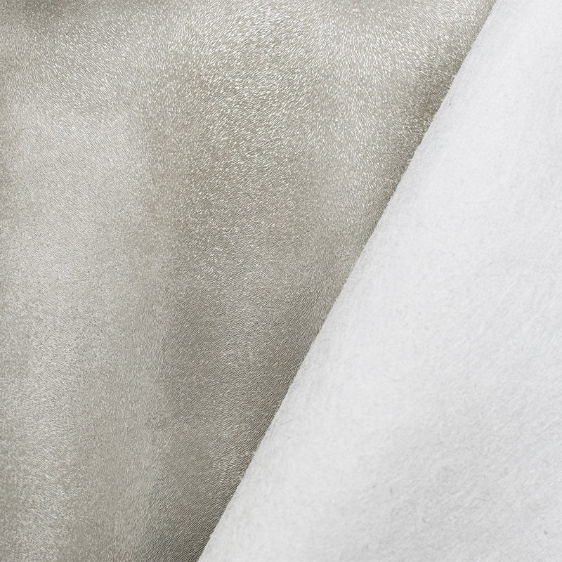 Silver Gray Majilite Faux Leather Upholstery Fabric