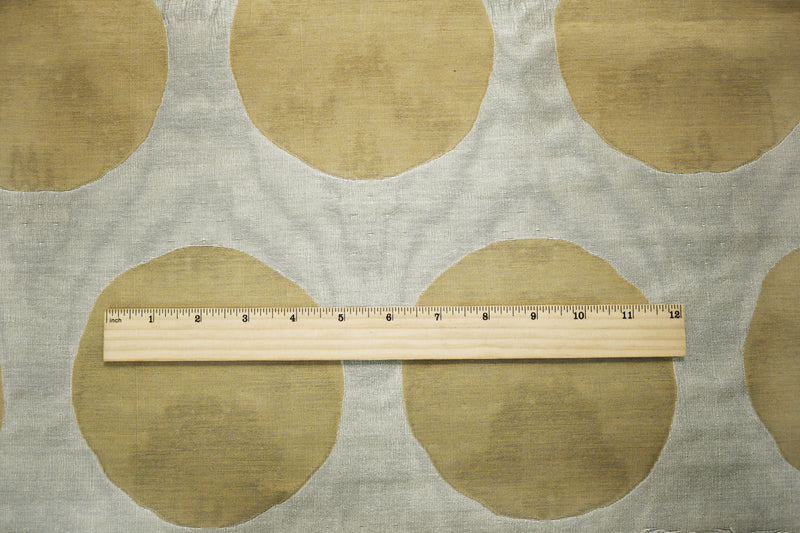 Silver/Beige Dot Jacquard Home Decorating Fabric