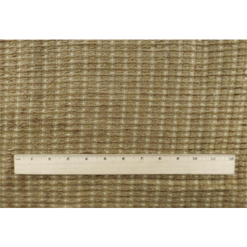 Cinnamon Brown Valdese Redeem Chenille Upholstery Fabric