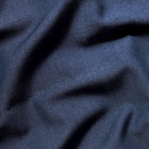 4 YD PC-Dark Blue/White Wool Blend Twill Home Decorating Fabric