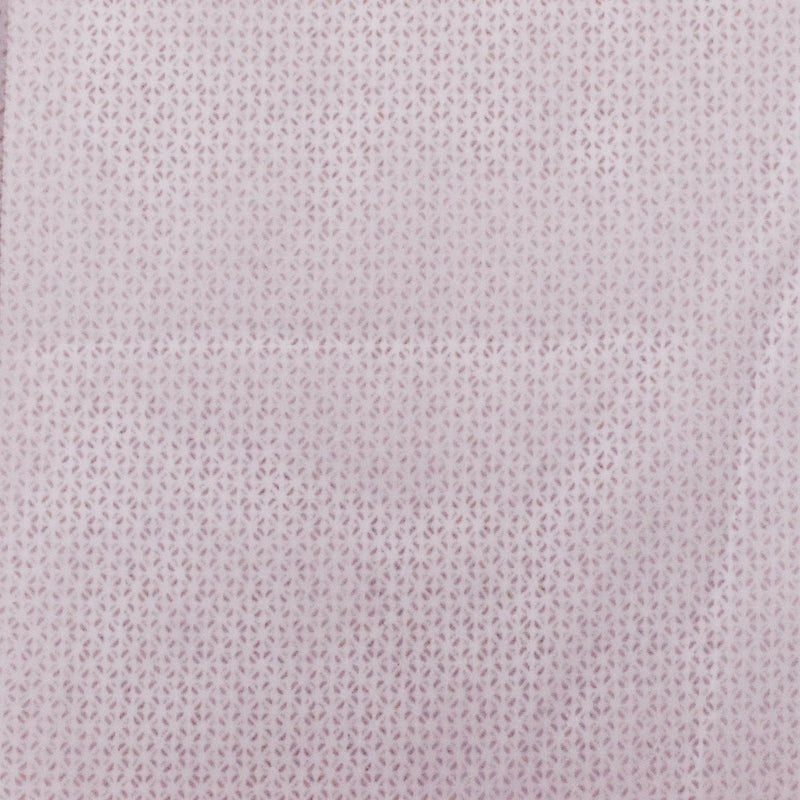 13 YD PC-Citrus Pink/White Abstract Trellis Printed Nylon Chiffon Drapery Fabric