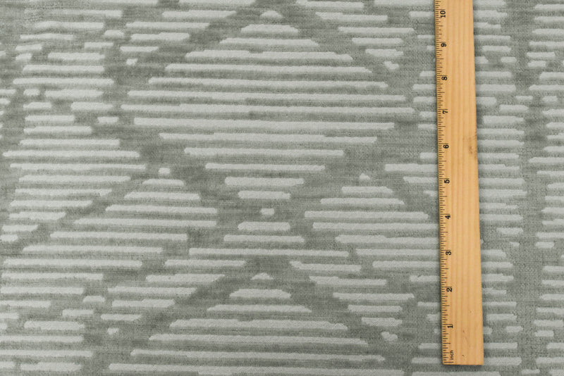 Gray Abstract Pattern Poly Acrylic Chenille Jacquard Decorating Fabric