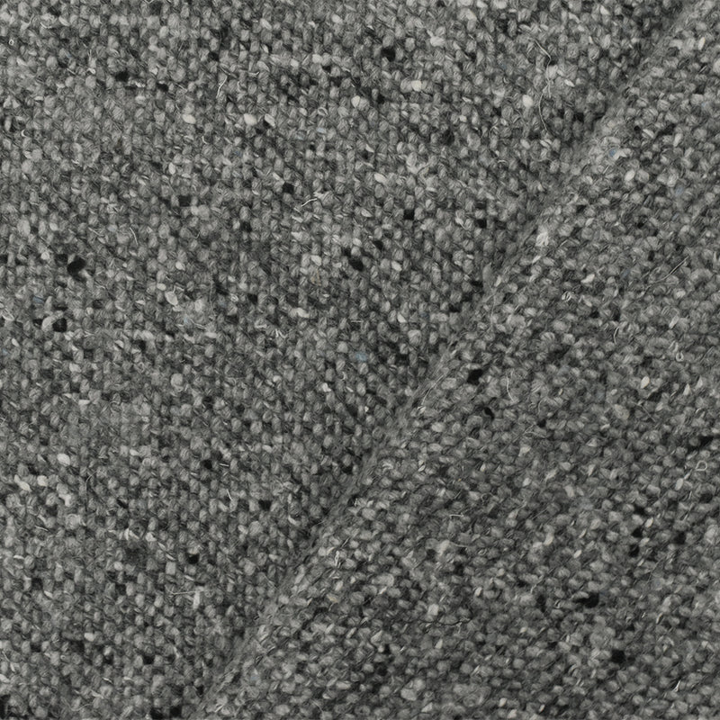 3 YD PC-Gray-Black-Multi Texture Wool Rayon Woven Home Decorating Fabric