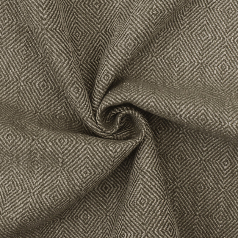 Taupe-Brown Diamond Twill Woven Home Decorating Fabric