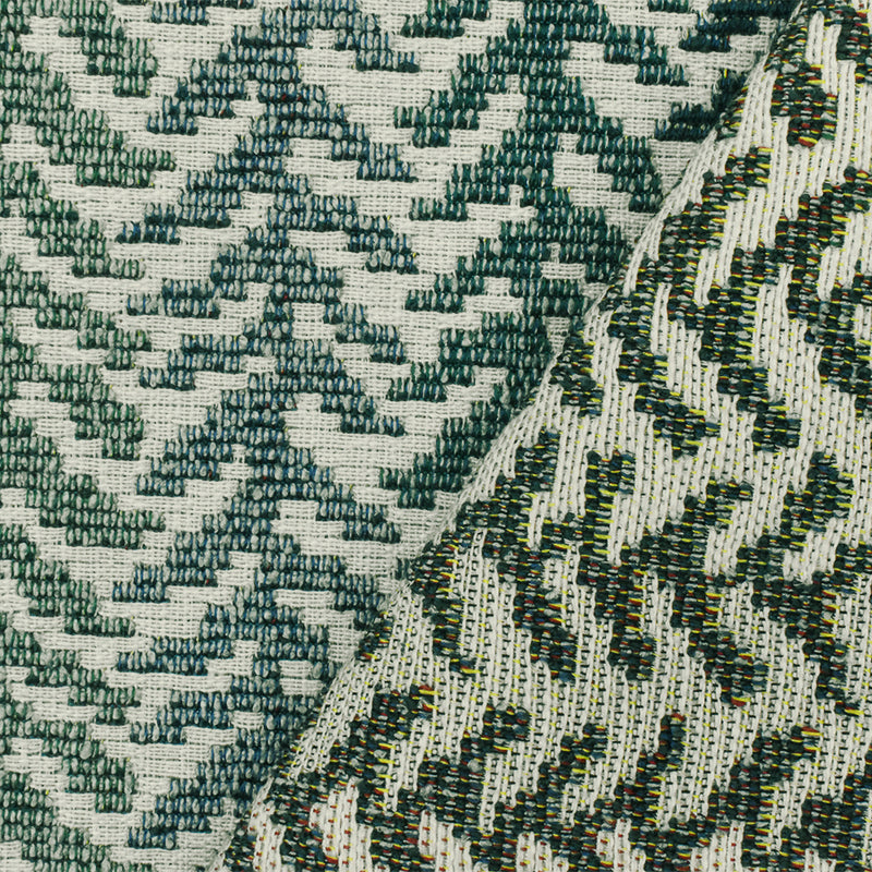 4 YD PC-Green-Beige-Multi Poly-Cotton Abstract Tapestry Home Decorating Fabric