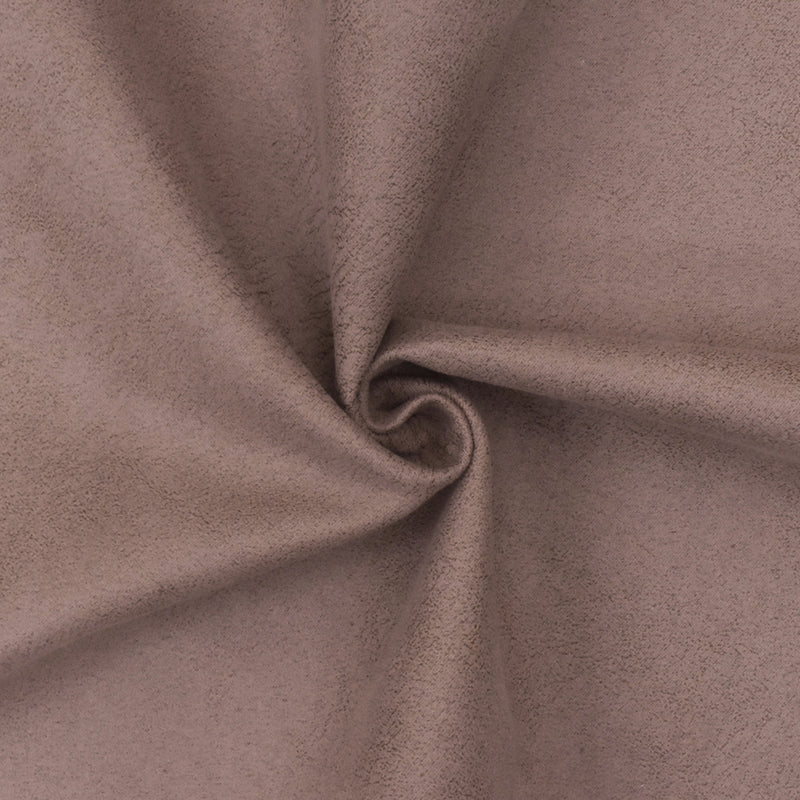 Taupe Pink Texture Poly Faux Suede Woven Home Decorating Fabric