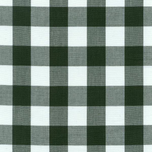 Hunter 1 Inch Gingham Fabric - Reorderable