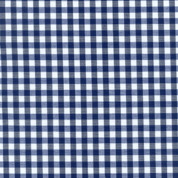 20 YD Bolt-Navy 1/4 Inch Gingham Fabric