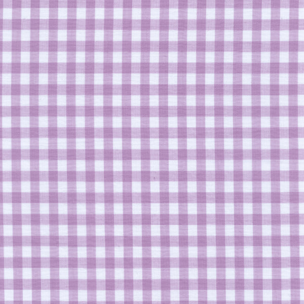 Lilac 1/4 Inch Gingham Fabric - Reorderable