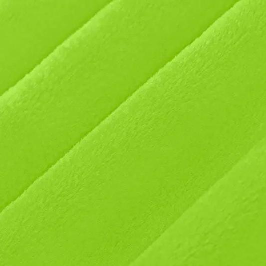 Green Dark Lime Cuddle 3 Extra Wide Solid Fabric per yard