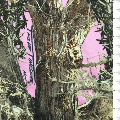 3 1/2 YD PC-True Timber Amerisuede Pink MC2 Fabric - Reorderable