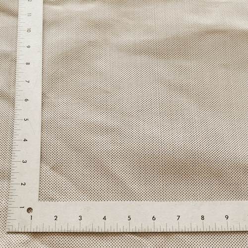 Beige Dotted Lasercut Leather Hide
