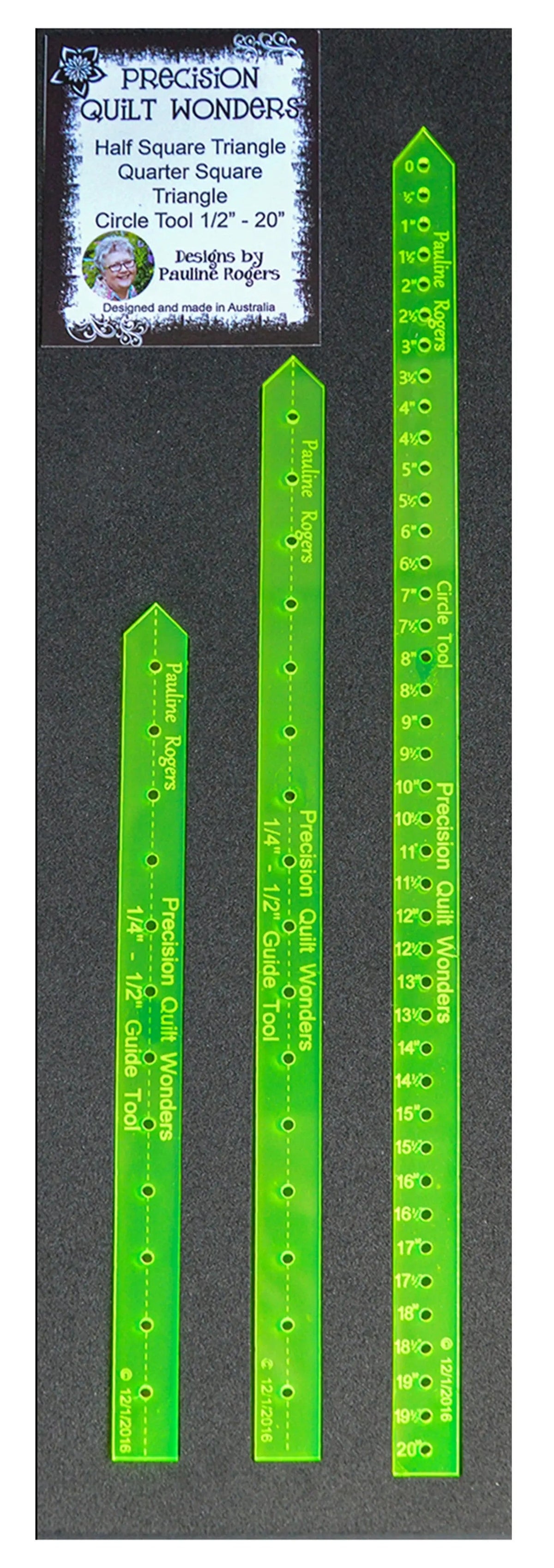 Half & Quarter Square Triangle Rulers and Circle Tool — Fabric Depot