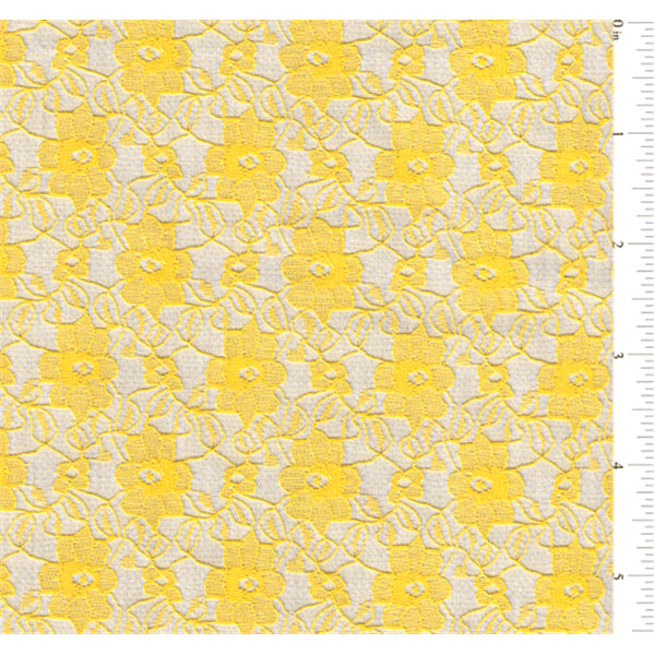 Yellow Gold Lace Fabric - Reorderable