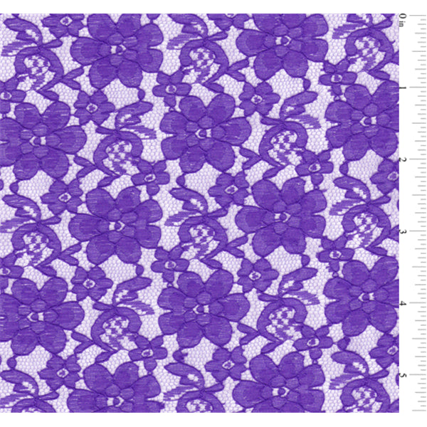 17 YD Bolt-Purple Lace Fabric