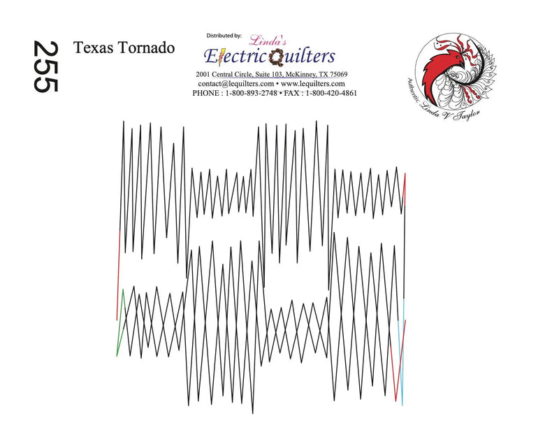 255 Texas Tornado Pantograph by Linda V. Taylor