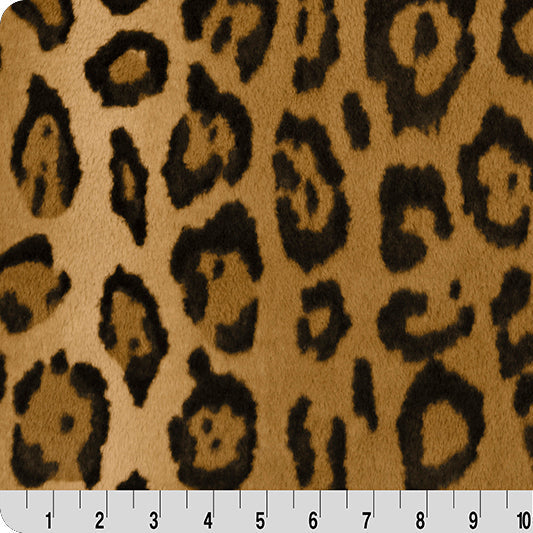Cognac Luxe Cuddle Wild Jag 58"/60" Fabric per yard