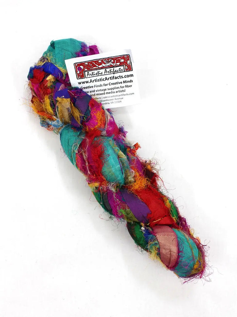 Multicolor Chiffon Silk Sari Ribbon – Fabric Depot