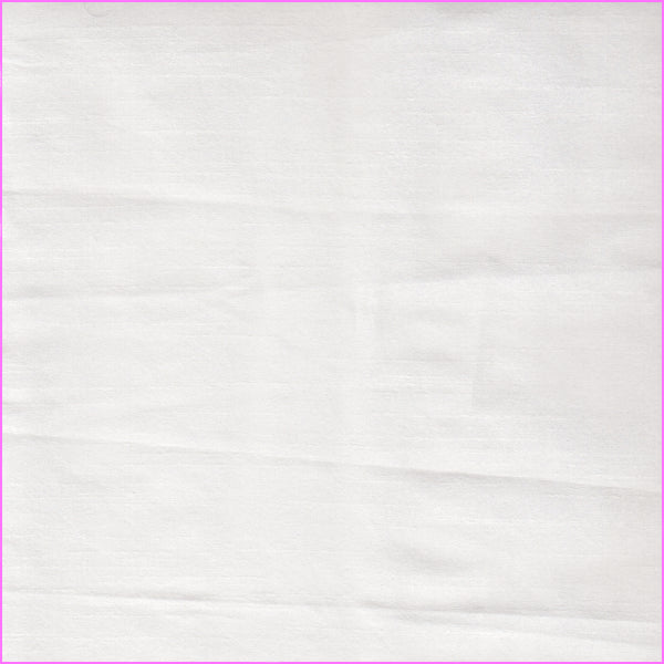 White Dupioni Fabric - Reorderable