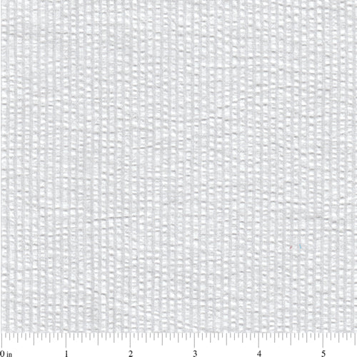 15 YD White Stripe Seersucker Fabric