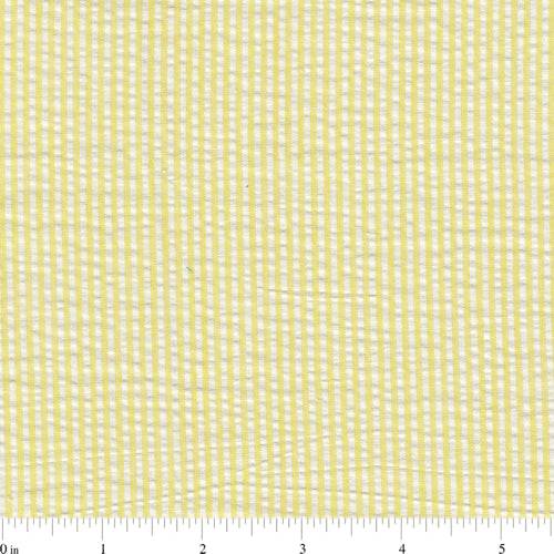 15 YD Yellow Stripe Seersucker Fabric