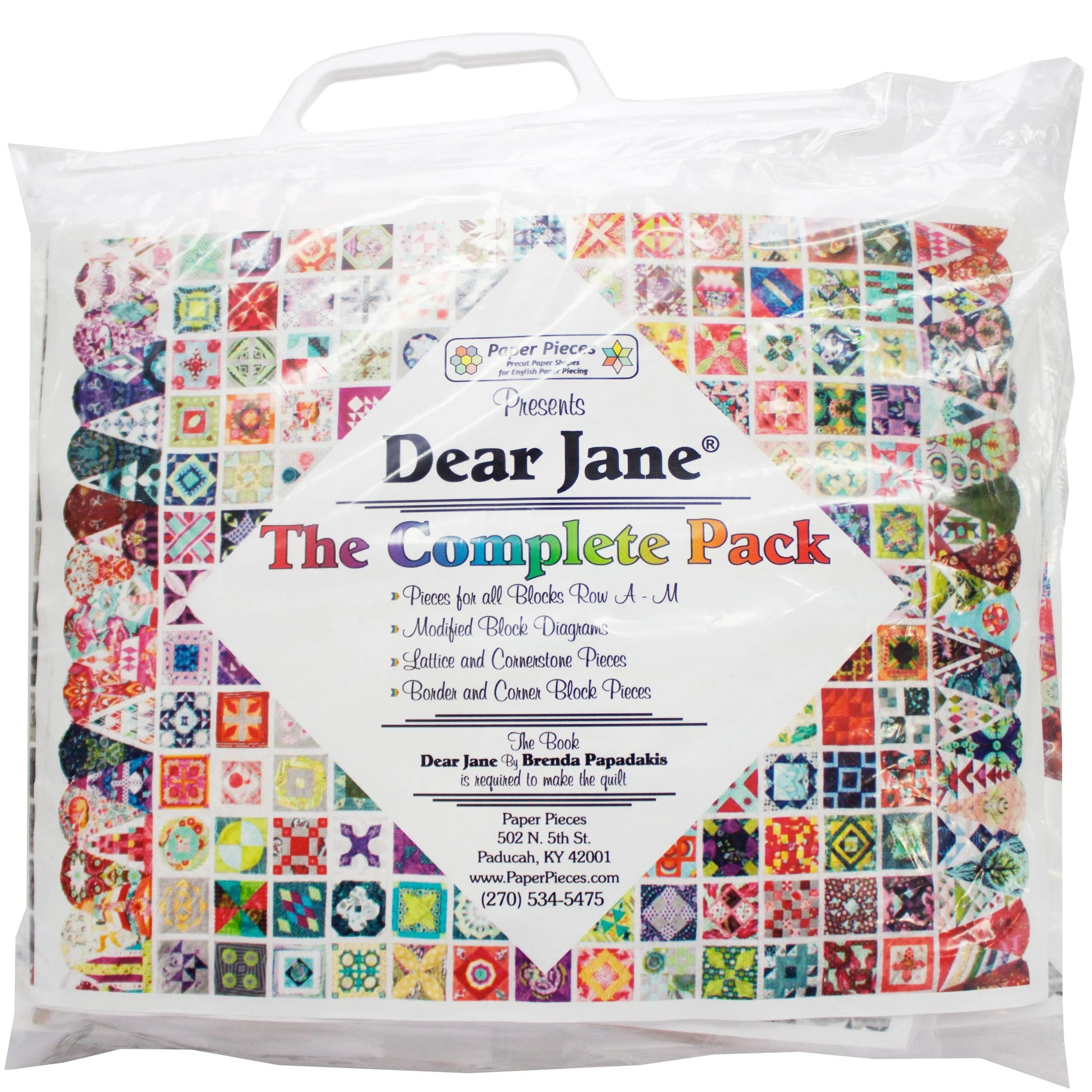 Paper Piece Pack For Dear Jane Complete — Fabric Depot
