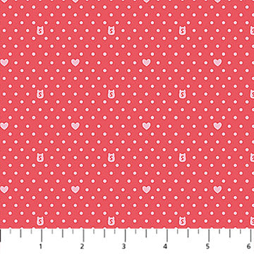 Pink Coral Dot Blender Squishmallows Cotton 44"/45" Fabric Per Yard