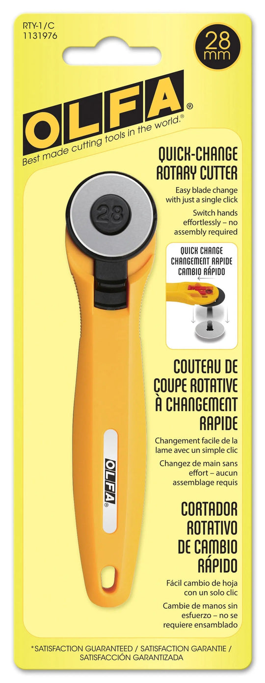 Olfa 28mm Quick-Change Rotary Cutter RTY-1/C