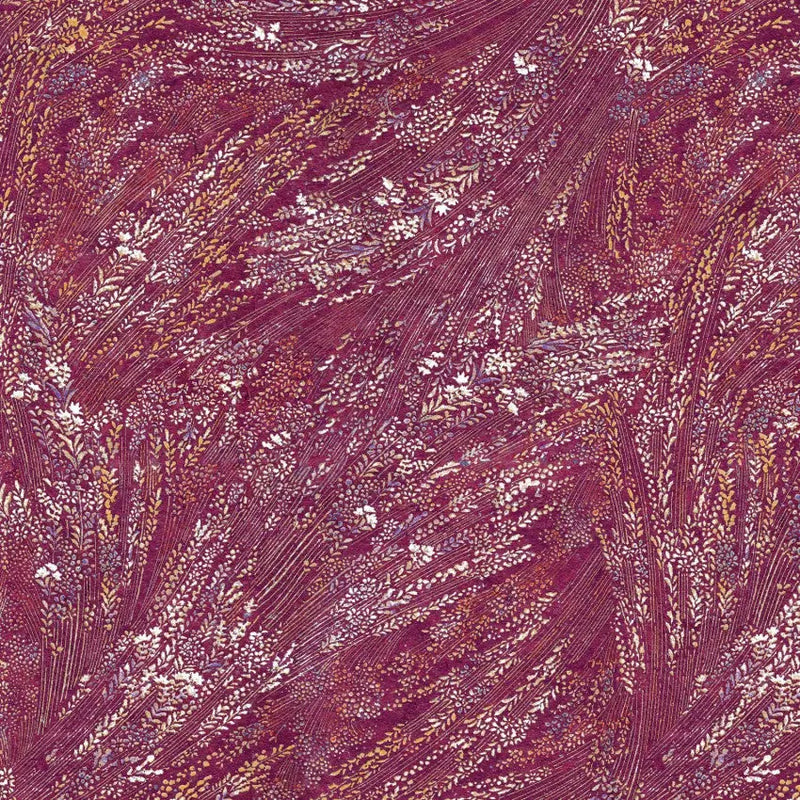 Red Meadow Breeze Cotton Wideback Fabric per yard