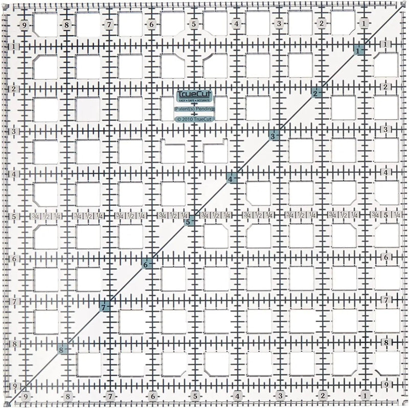Ruler 9-1/2in x 9-1/2in