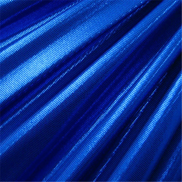 Royal/Royal Laser Foil Dot Bolt Fabric