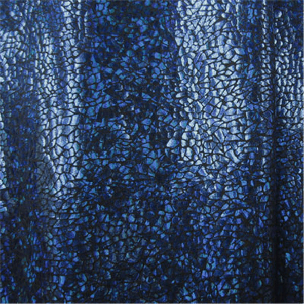 Black/Royal Hologram Spandex Bolt Fabric