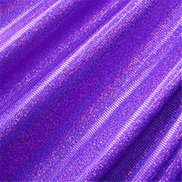 Purple/Purple Hologram Dot Bolt Fabric