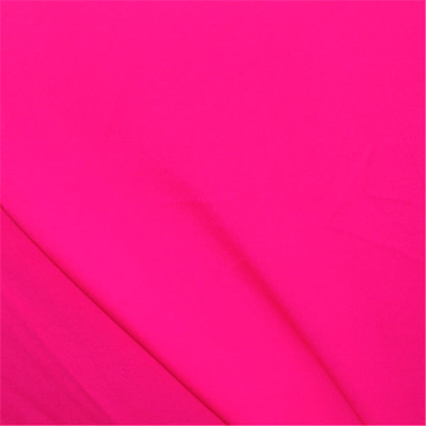 Neon Pink Matte Tricot Bolt Fabric