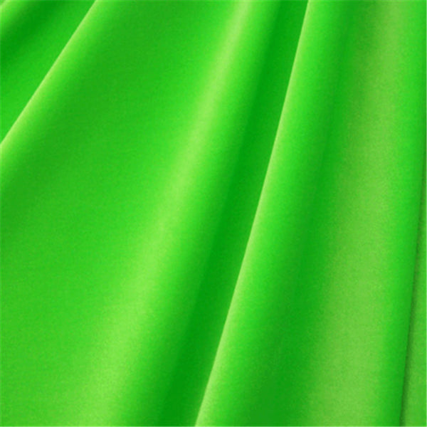 Neon Lime Stretch Velvet Bolt Fabric