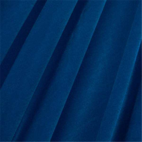 Navy Stretch Velvet Bolt Fabric