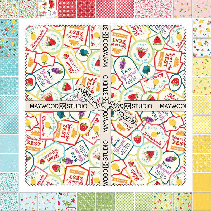 Sippin' On Sunshine 10" Squares 42 pcs - 100% Cotton
