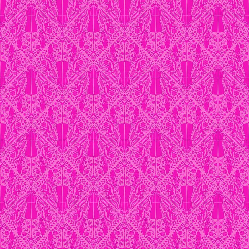 Peony You Got The Notion Cotton 44"/45" Fabric Per Yard