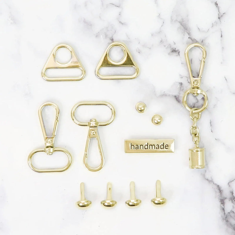 Sampler Box Bundle Of Hardware Set Gold