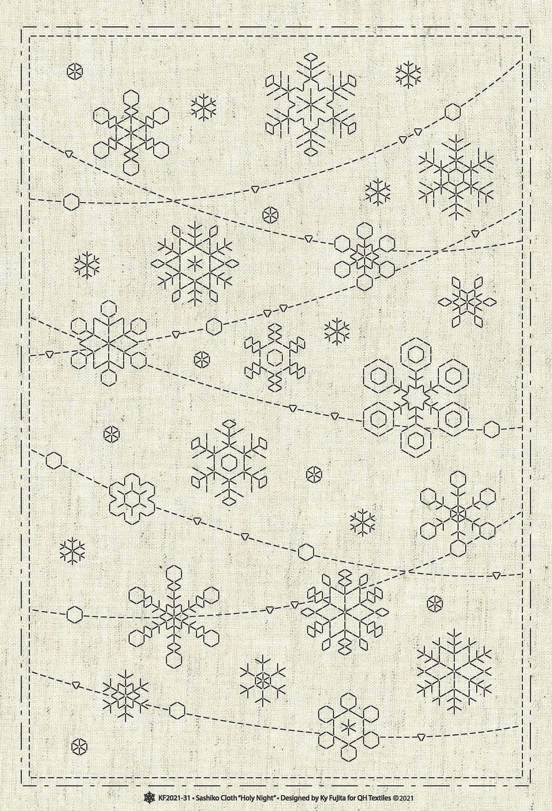 Sashiko Cloth Holy Night