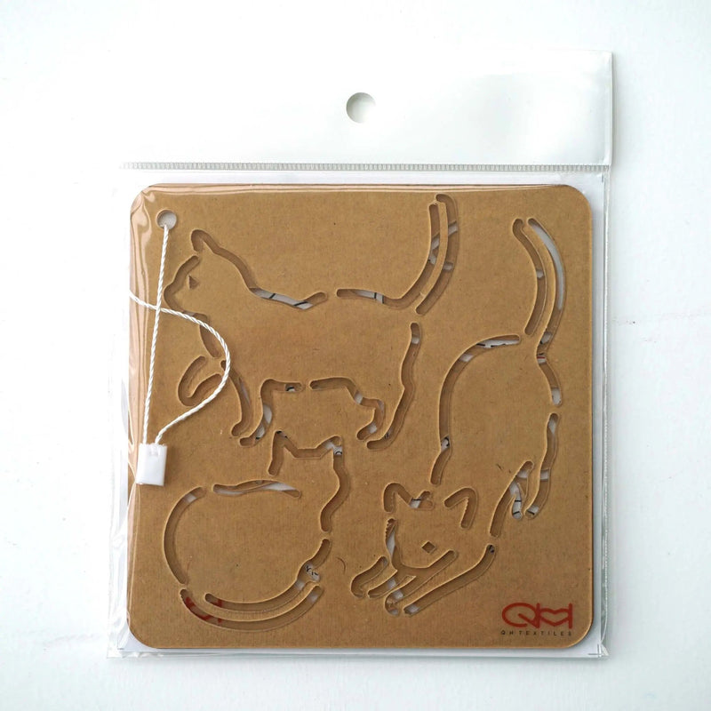 Sashiko Stencil Neko