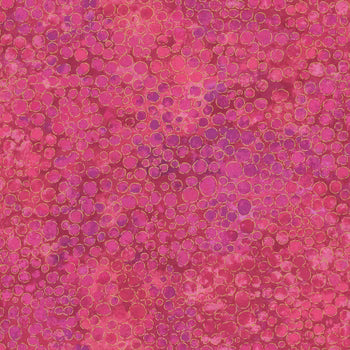 Shimmer Bubble Gum Cotton 44"/45" Fabric Per Yard