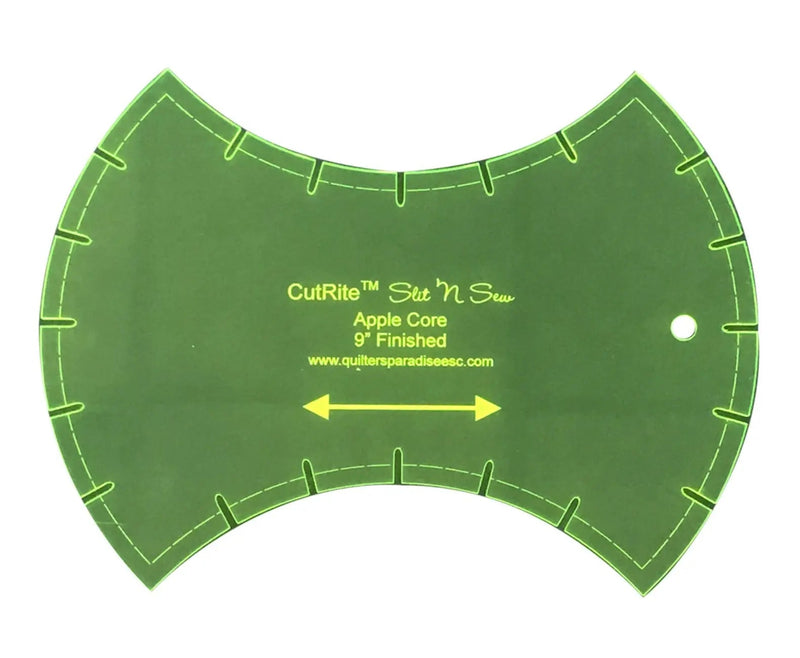 Sw Apple Core Slit N Sew Apple Core Template 9in Finished — Fabric Depot