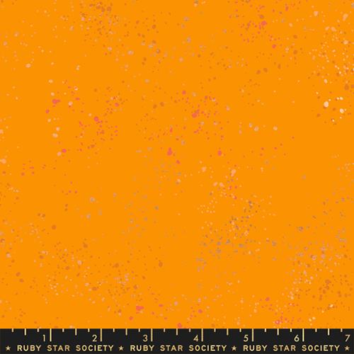Speckled Metallic Clementine Cotton 43"/44" Fabric Per Yard