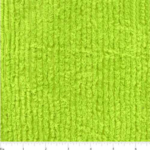 10 YD Bolt-Lime Cotton Chenille Fabric